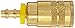 Dixon Valve DC2042L Brass Air Chief Industrial Interchange Quick-Connect Air Hose Socket, 1/4