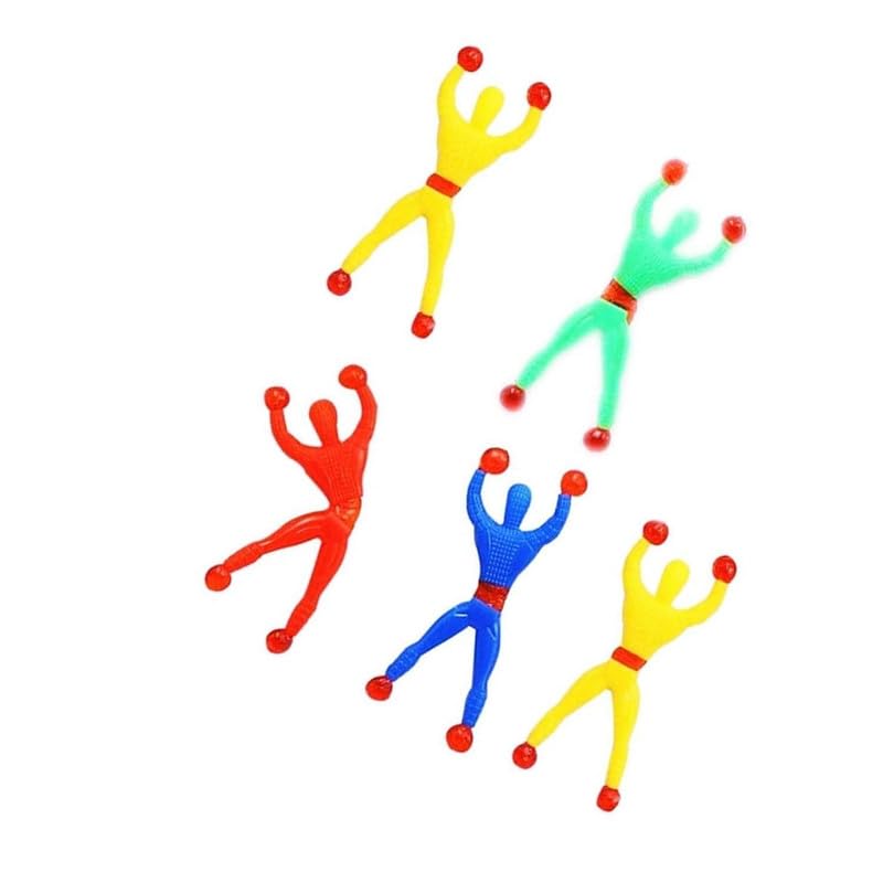 Pack of 5 Sticky Wall Climbing Men Toys, Stretchable Spider Crawler Figures with Grip Pads, Fun Birthday Return Gifts, Party Favor Toys for Children-image-39