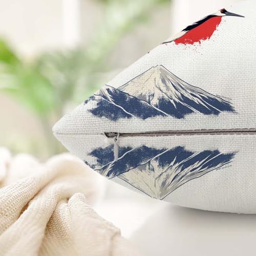 Housse de coussin salon de jardin rouge 60x60 anti-glissière