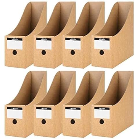 Koogel 8 PCS Cardboard Magazine File Organiser Cover