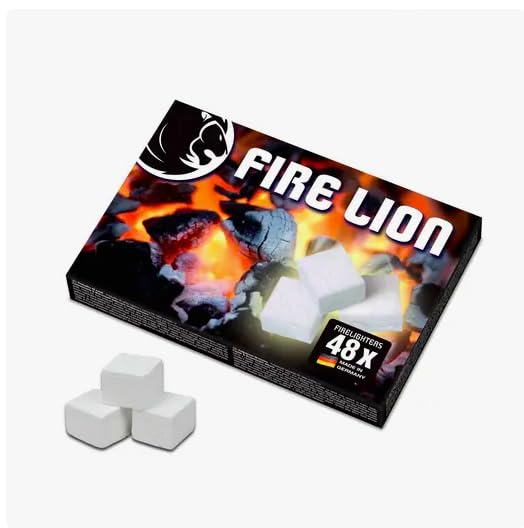 Firelighter Cubes, Pack of 48, Unflavored, Plastic, Fire Starter