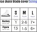 Qchengsan Ice Skate Guards,Skate Guards for Hockey Skates,Figure Skates and Ice Skates,Ice Skate Blade Covers,Ice Skate Soakers Covers for Toddler Kids Youth Adult-Men Women Boys Girls