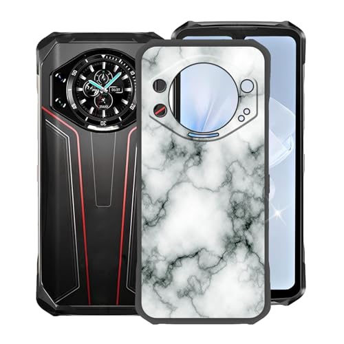 KJYFOANI for Doogee S119�P�[�X�A�u���b�N�ϏՌ��Ռ��z���X���[�u�A360°�������h�~�ی�J�o�[�����^�\�t�g�V���R���t�H���P�[�XDoogee S119(6.7�C���`)�p-�}�[�u��