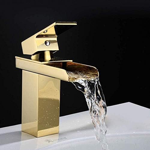 Robinet cascade de conception moderne en laiton avec mitigeur de lavabo