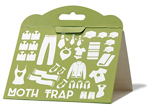Clothes Moth Traps 6 Pack | Child And Pet Safe | No Insecticides | Premium Attractant | Protect Clothes, Sweaters, Wool, Carpet | Safe Moth Killer #TOP6