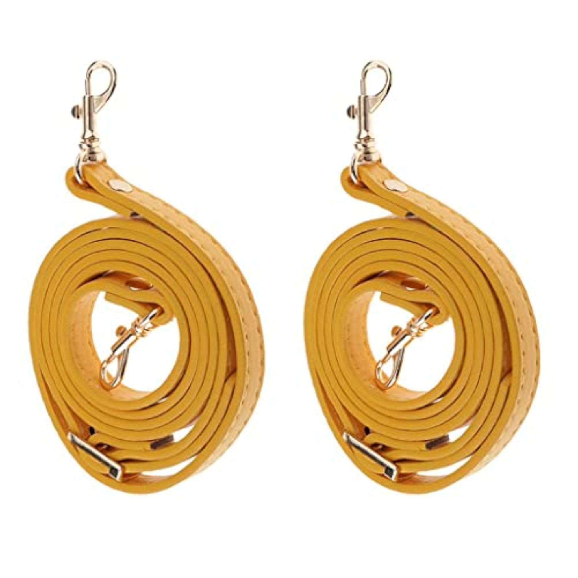 2pcs Adjustable Shoulder Bag Handbag Straps, Yellow