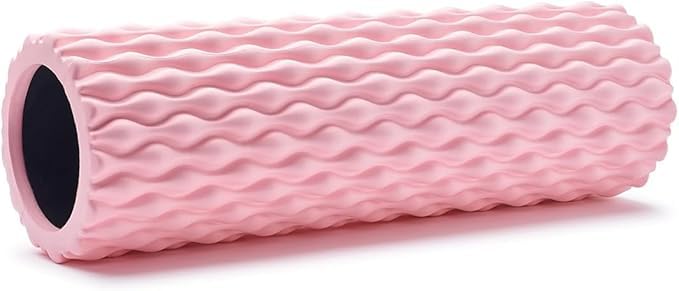 Foam Roller for Exercises & Massage Multi-Density Fitness GYM Styrofoam Rolling Foam Roller for Back Legs Body Deep Tissue Muscle Recovery Relieves Pain Physical Therapy (45 * 14cm)
