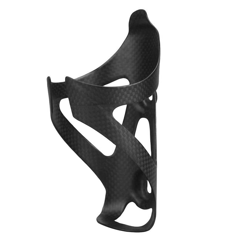Lixada Portabottiglie per bicicletta, super leggero, 3 K, in fibra di carbonio, per mountain bike e bici da corsa, per bottiglie con diametro di 70 – 74 mm