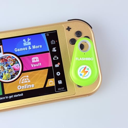 Image of Flashiibo Fob v1 Green, Limited Edition, NFC Tag Emulator, 1 Save Lot, Unlimited Rewrite, UID Regen