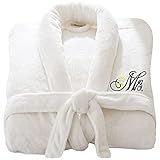 Stars and Stripes Wedding Bathrobe Mr and Mrs Embroidery logo on Bathrobes Terry Towel Bathrobe Terry Towel 100% COTTON UNISEX brand Bathrobe L/XL - MR