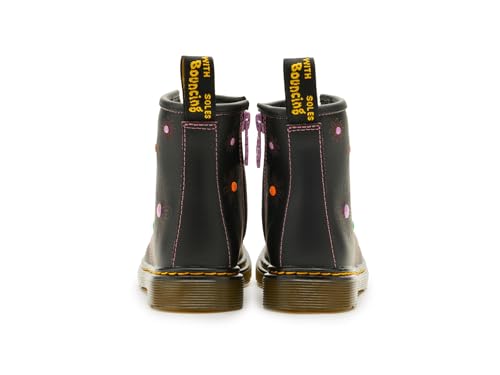 Image of Dr. Martens Unisex Kids 1460 J (Little Kid /Big Kid), Black /Dusty Rose, 4, Medium, Big Kid