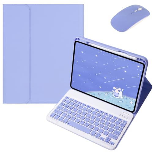 Funda con teclado iPad 10.2 ratón inalámbrico iPad Air 3ª generación y Pro 10.5