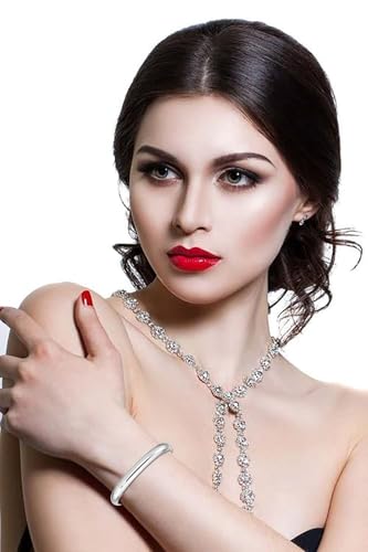 Kupfer-Armbänder für Arthritis Frauen Kupfer Magnetarmband für Migräne und Gelenkschmerzlinderung mit 8 leistungsstarken Magneten, einfacher Stil, verstellbare Größe, mit Geschenkbox,Silber Finish