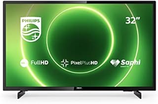 Philips 32PFS6805/12 32-Zoll Fernseher (Full HD LED TV, Pixel Plus HD, HDR 10, Saphi Smart TV, Full-Range-Lautsprecher, 3 x HDMI, 2 x USB, Ideal für Gaming) - Schwarz Glänzend [Modelljahr 2020]