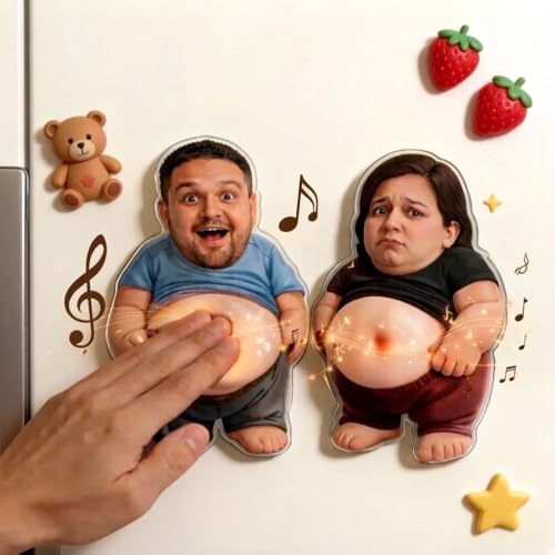 Imán personalizado divertido para refrigerador de acrílico