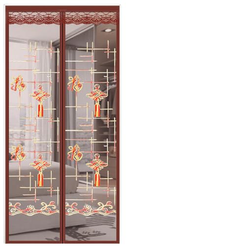 Havilah Magnetic Curtains Door Screen Mosquito Net On The Door Household Anti-Mosquit Magnets Insect Screen B