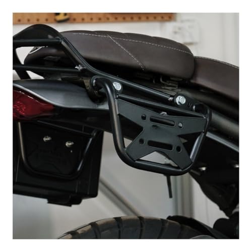 Support coffre latéral Scrambler 400X protection et fixation selle - 2