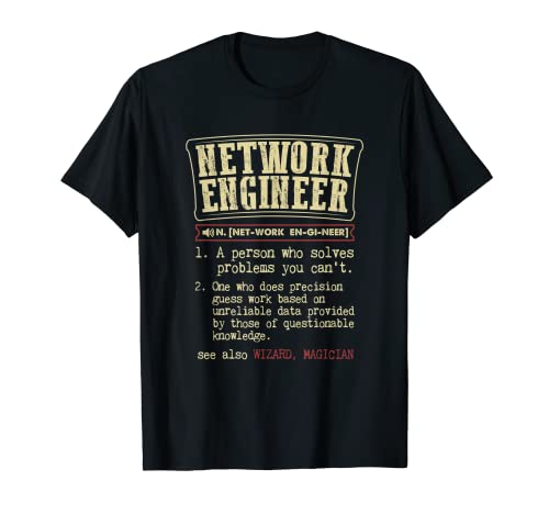 Network Engineer Funny Dictionary Definition T-Shirt