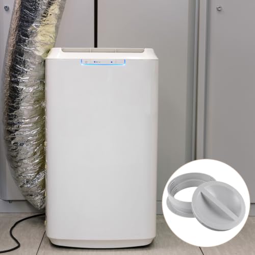 Image of 1 Portable Ac Wall Vent Connector, 6 and 6.5 Inches, Grey