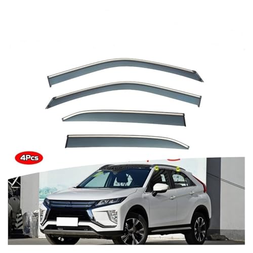 Déflecteur de vent de voiture haut de gamme PS electroplating rigide - 2