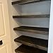 Wire Shelf Covers (Real Wood) for Pantry & Closet – Custom Fit for Wire Rack Covers – Handmade in USA, Custom Sizes for 9, 12, 16 or 20 Width to Upgrade Closet Shelving (45L, 16W, Espro)