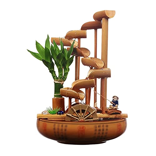 Fontaine de cascade de bureau intérieur ornementale feng shui zen pour maison