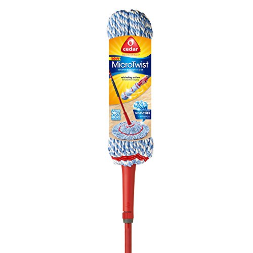 O-Cedar MicroTwist, Microfiber Twist Mop,Blue/Red - image 6