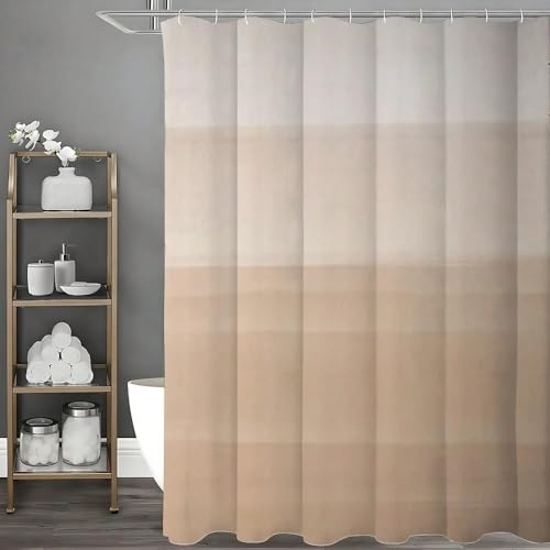 Rideau de douche polyester lavable en machine pour une salle de bain propre - 2