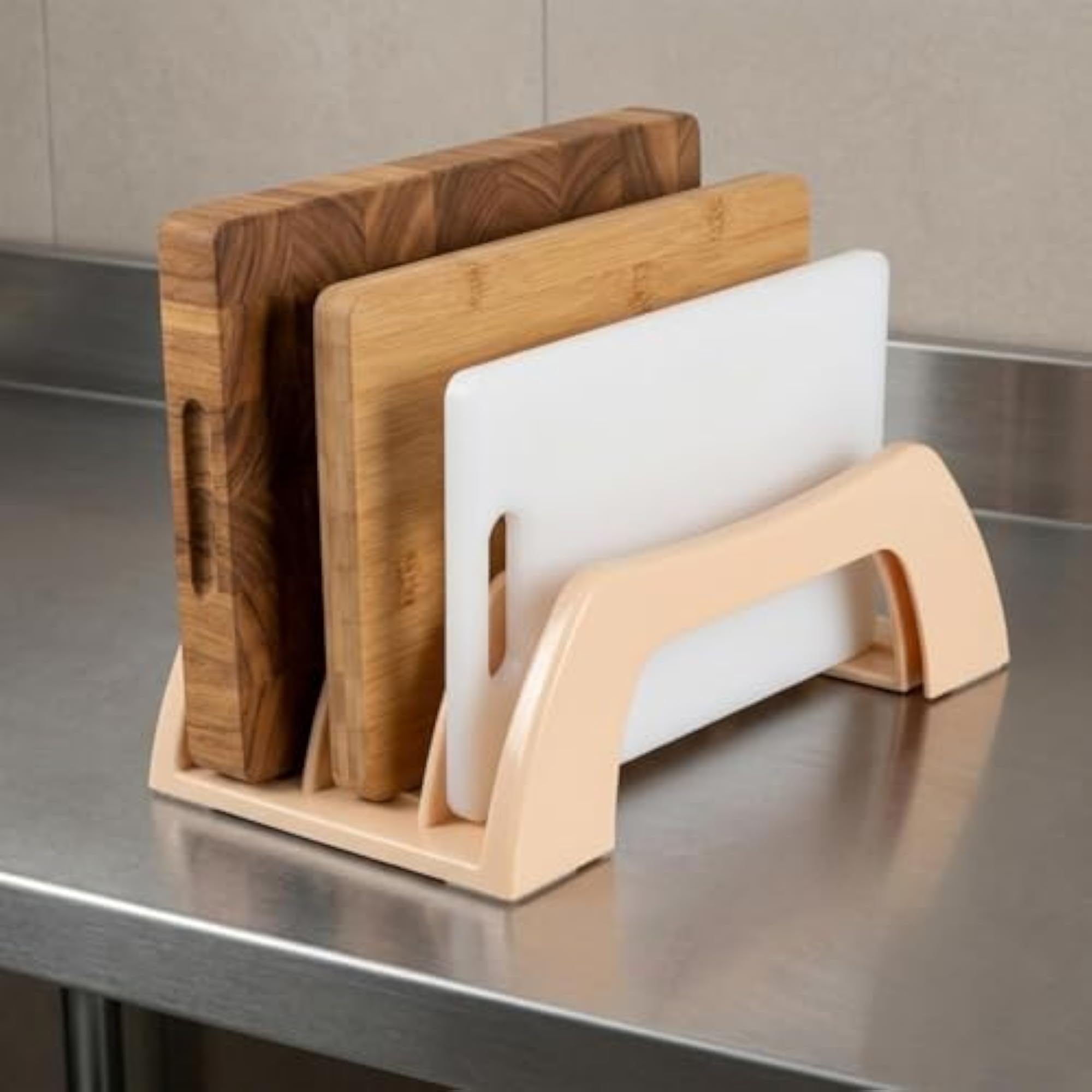 3 Slot Chopping Board Organizer, Kitchen Storage