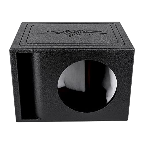 Image of Skar Audio AR1X10V Single 10 inch Universal Fit Armor Coated Ported Subwoofer Box with Kerf Port