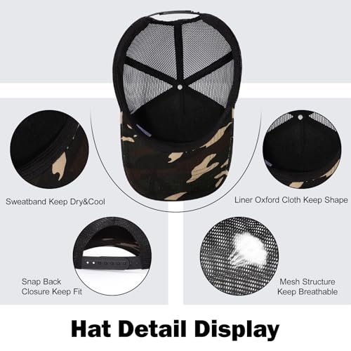 Image of Oversize XXL American Flag Trucker Hat | Big Heads, Adjustable Mesh Snapback, Baseball Cap, 3D Embossed Flag