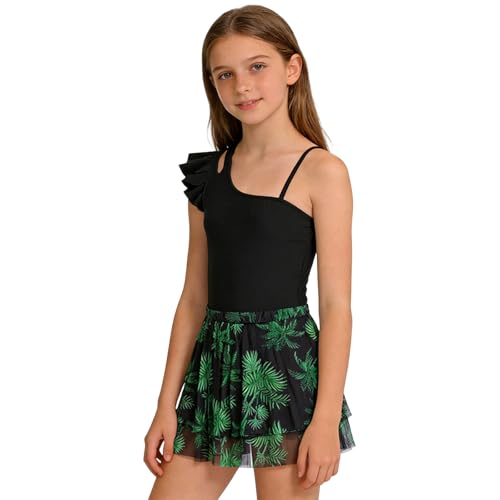 Maillot de bain natation filles 7-16 ans jupe plage une pièce été