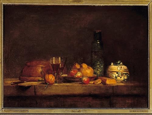 Cuadro en lienzo de Chardin de 60x90cm para solucionar paredes vacías con elegancia