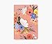 RIFLE PAPER CO. Lively Floral Stitched Notebook Set, Set Of 3 Notebooks, 64 Ruled Pages With Gold Ink, Canvas Paper Cover With White Text Paper Interior