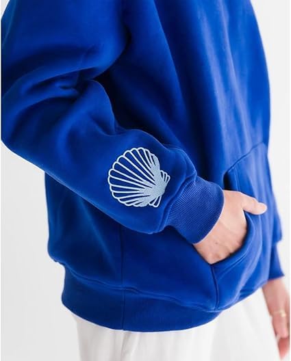 QYZ-Top Preppy Embroidered Hoodies Women Teen Girls Cute Ocean Graphic Hoodied Sweatshirt Y2K Long Sleeve Oversized Tops - Image 2