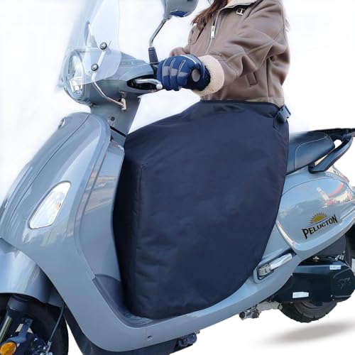 Pelucton Manta Cubrepiernas Moto Scooter Impermeable, Protector Frio Piernas Sooter Universal, Manta para Moto Scooter Invierno.
