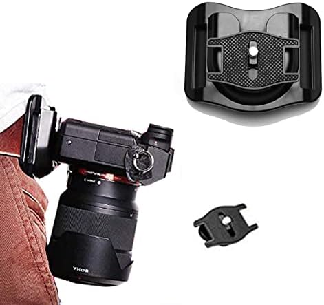 Camera Holste, Camera Belt Mount, Hanger Sling Clip Holster for SLR DSL Camera,Carry Your Light Weight Camera from Your Waist Belt