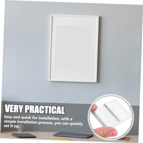 Image of 2pairs Heavy Duty French Cleat Hangers for Wall Aluminum Mounting Brackets for Pictures Frames
