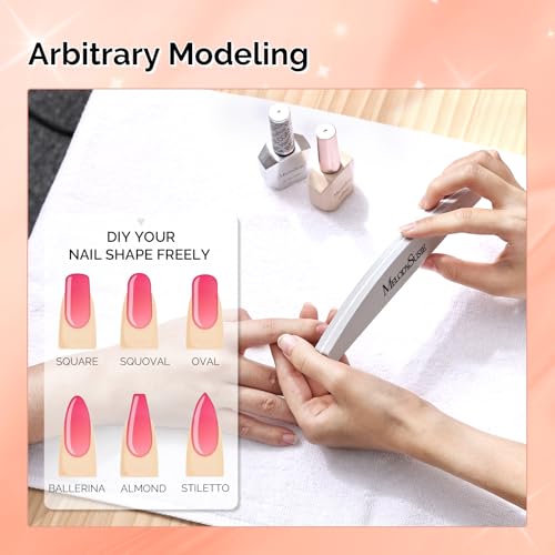 Image of MelodySusie 9Pcs Nail Buffers Set,Nail Files and Buffers,100 /180 Grit, Diamond Nail Buffer, Professional Nail Care Tools Kit for Home Use,Salon