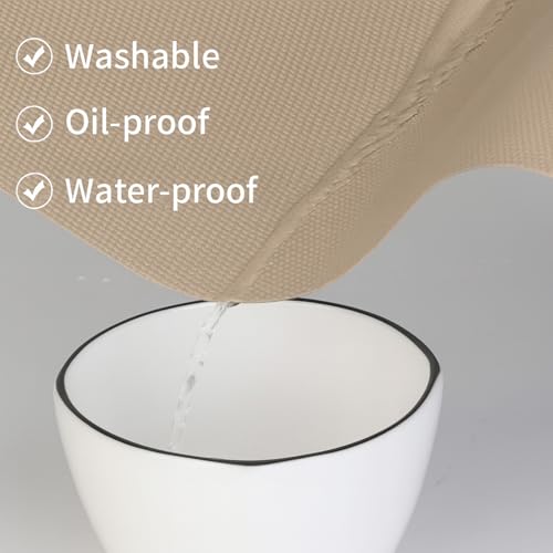 Image of Go Hooked EVA Anti Slip Fridge Mat Roll 45cm x 5m | Waterproof Shelf Liner for Kitchen Cabinet, Drawer, Refrigerator & Wardrobe | Food Grade Washable Cuttable Reusable Place Mat (Beige)