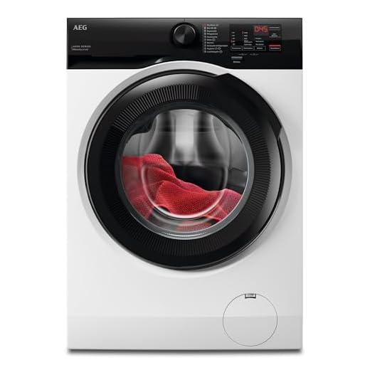 AEG AI Waschmaschine, 8 kg, Serie 6000 MaxWash - KI Waschassistent Volle Ladung in 45Min bei 30°C Sauber & Effizient, A, Hygiene-Programm mit Dampf, Nachlegefunktion, Aquastopp, 1400 U/min, LR6AMZ48FL