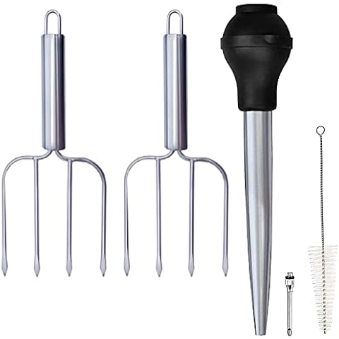 Turkey Baster and Poultry Fork Set Cover