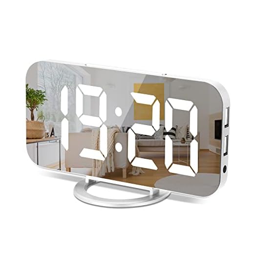 Sukeen Digital Mirror Alarm Clock