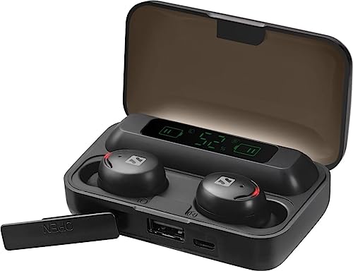 Auriculares Bluetooth Sandberg para viajes con estuche powerbank portátil
