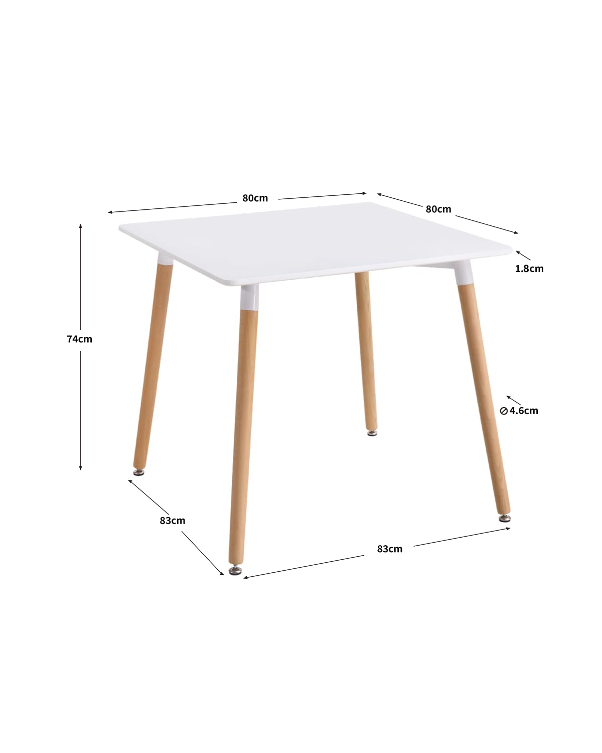 Mesa de Comedor Cuadrada NOLA