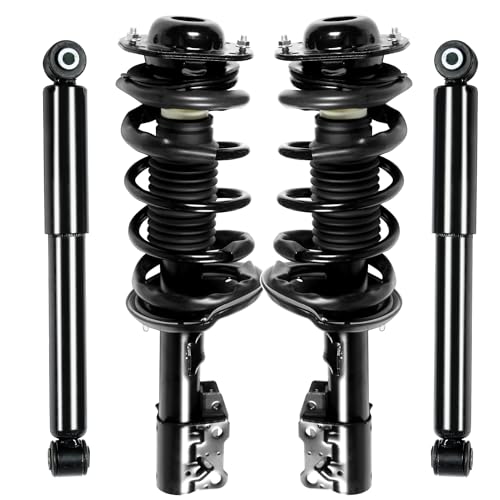 Tiezful 4PCS Front & Rear Struts Fit for Chevy Cobalt 2005-2010, Fit for Chevy HHR 2006-2011, Fit