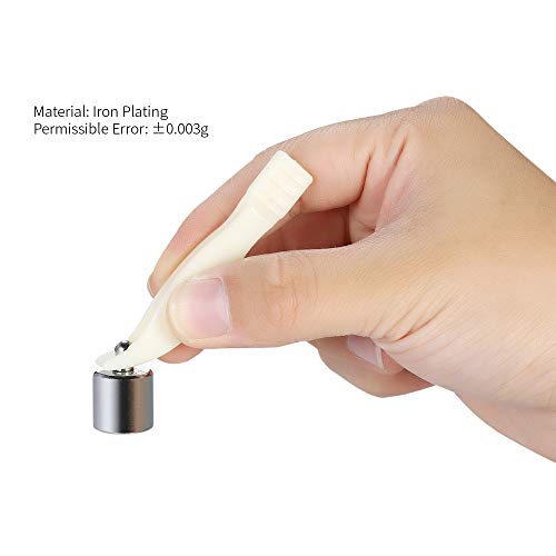 KKmoon 6 pcs Peso 5g 10g 2x20g 50g 100g Gramas de Precisão de Calibração Pesos Kit Conjunto Total de