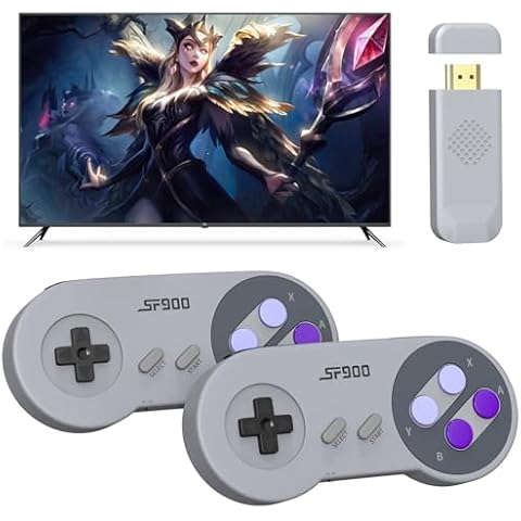 SF Handheld Retro Game Console with 6,000 Games, 3-inch IPS Screen Portable Arcade Games Emulators for Kids Adults Cover