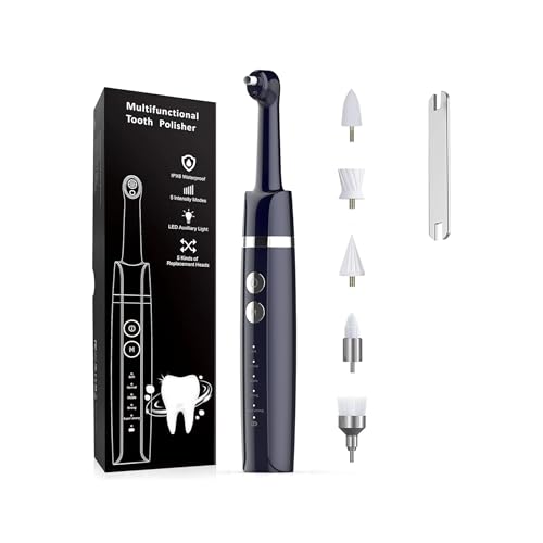 Image of MEDITIVE Tooth Polisher,Teeth Polishing Kit for Daily Cleaning Polishing USB Rechargeable Dental Polisher