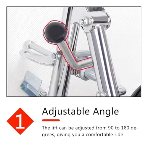 Reposapiés de elevación para silla de ruedas, reposapiés ajustables con ángulo de elevación de 90-180°, pedal de ingeniería ABS, soporta hasta 100 kg, reposapiés ajustable de 39-45 cm